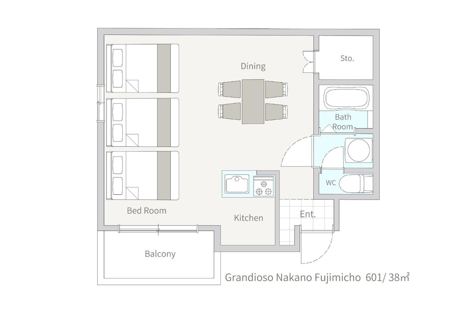 Green House Nakano Fujimicho - Vacation Stay 65976V Tokyo Exterior photo